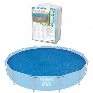Ø 210cm solar cover heat film BESTWAY Flowclear blue for pool swimming pool