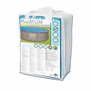 Ø 210cm solar cover heat film BESTWAY Flowclear blue for pool swimming pool