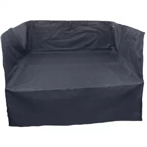 Universal trunk tray with loading edge protector Black 100x80x40cm