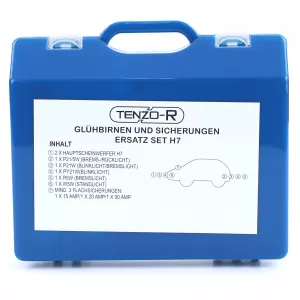 Car 12 Volt H7 S25 G18 T10 Bulbs and Fuses Box Set 10-piece