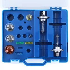 Car 12 Volt H7 S25 G18 T10 Bulbs and Fuses Box Set 10-piece