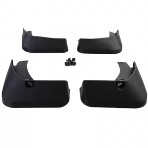 Mudflap set front and rear black for VW Golf 7.5 17-19