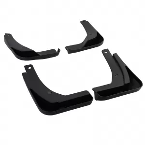 Mudflap set front and rear black for VW Golf 7.5 17-19