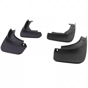 Mud flap set front and rear black for VW Touareg CR from 18 with R-Line