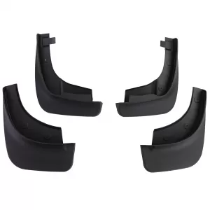 Mud flap set front and rear black for VW Touareg CR from 18 with R-Line