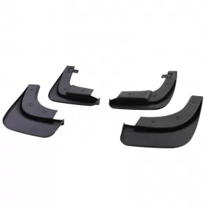 Mud flap set front and rear black for VW Touareg CR from 18 with R-Line