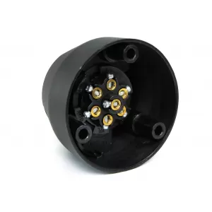 7-pin trailer socket 12V plastic car trailer caravan with hinged lid