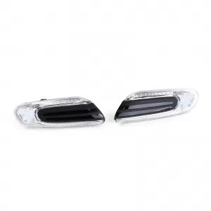 LED side indicators with black trim for Mini One Cooper F55 F56 F57 2014-2021