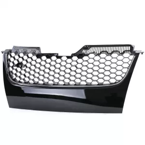 Sport honeycomb radiator grille without emblem with chrome trim for VW Golf 5 GTI 03-09