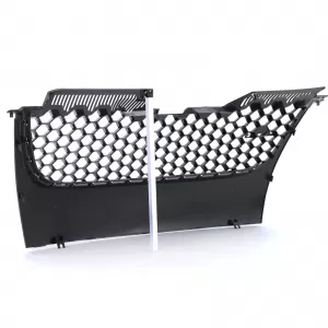 Sport honeycomb radiator grille without emblem with chrome trim for VW Golf 5 GTI 03-09
