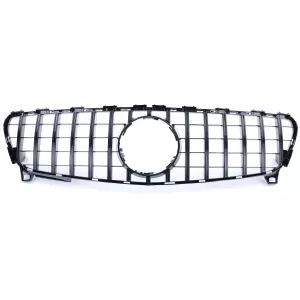 Sport radiator grille gloss black for Mercedes A-Class W176 facelift 15-18