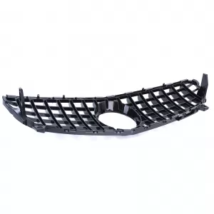 Sport radiator grille gloss black for Mercedes A-Class W176 facelift 15-18