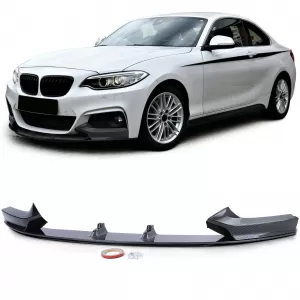 Front spoiler lip performance carbon look suitable for 2 Series BMW F22 F23 13-21