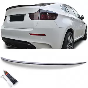 Rear spoiler lip Performance gloss black with ABE fits BMW X6 E71 08-14