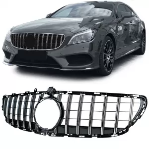 Sport grille chrome black fits for Mercedes CLS C218 X218 Facelift 14-18
