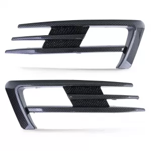 Fog light frame grille GTI look carbon style for VW Golf 7 12-17