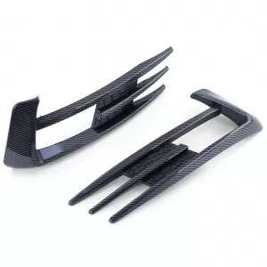 Fog light frame grille GTI look carbon style for VW Golf 7 12-17