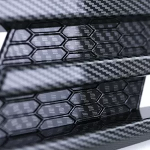 Fog light frame grille GTI look carbon style for VW Golf 7 12-17