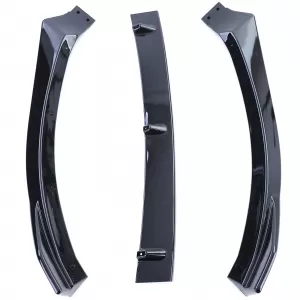 Front Spoiler Lip Sport Performance Gloss Black for VW Golf 6 2008-2012