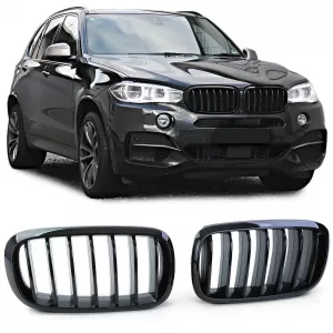 Sport front grille gloss black for BMW X5 F15 X6 F16 2013-2019