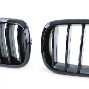 Sport front grille gloss black for BMW X5 F15 X6 F16 2013-2019