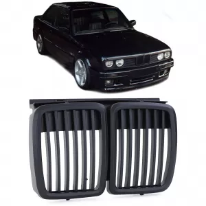 Sport grille front grill black for 3 Series BMW E30 1982-1994