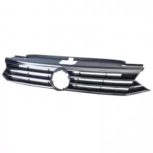 Kühlergrill schwarz mit Chromleisten, geeignet für VW Passat B8 3G Pre-Facelift 2014-2019-image-6200463