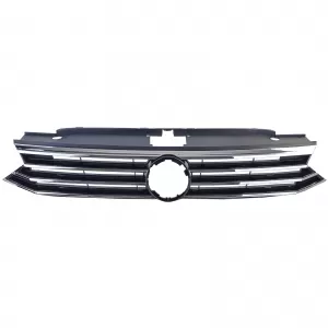 Kühlergrill schwarz mit Chromleisten, geeignet für VW Passat B8 3G Pre-Facelift 2014-2019-image-6200464