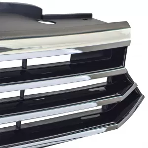 Kühlergrill schwarz mit Chromleisten, geeignet für VW Passat B8 3G Pre-Facelift 2014-2019-image-6200466