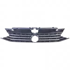 Kühlergrill schwarz mit Chromleisten, geeignet für VW Passat B8 3G Pre-Facelift 2014-2019-image-6200467