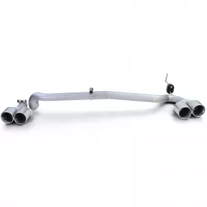 Diffusore posteriore lucido + conversione a doppio terminale adatta per BMW F10 F11 520 525 528 530-image-6200491