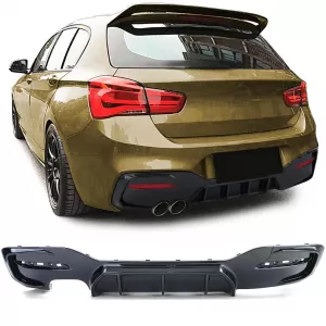 Rear diffuser Performance black gloss fits for 1 Series BMW F20 F21 120 125 15-19