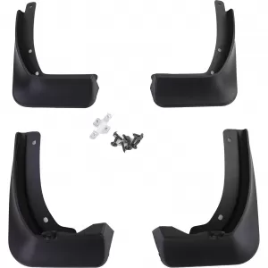 Mud flap set front and rear black for VW Arteon 3H from 2017