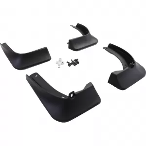 Mud flap set front and rear black for VW Arteon 3H from 2017