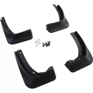 Mud flap set front and rear black for VW Arteon 3H from 2017