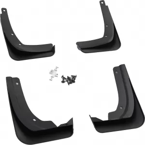 Mud flap set front and rear black for VW Arteon 3H from 2017