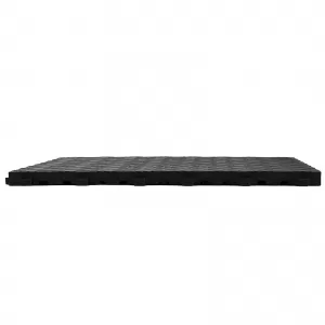 Placă de performanță RAMROXX Checker Plate pentru podea de garaj, neagră, 40x40cm-image-6200635