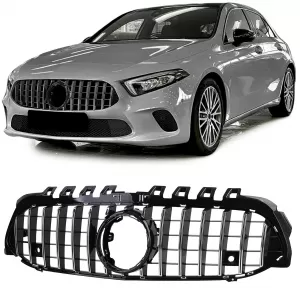 Sport Grille Black Chrome for Mercedes A Class W177 V177 18-24