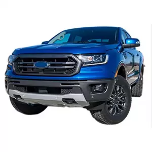 Black grille with double bar fits Ford Ranger T7 16-19 2.2 3.2