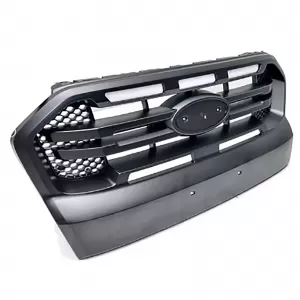 Black grille with double bar fits Ford Ranger T7 16-19 2.2 3.2