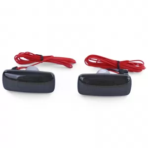 LED Lightbar Side Indicator Black for Dodge Charger Avenger Caliber Nitro