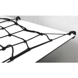 Luggage partition trunk net elastic with 10 hooks black 120x150cm universal