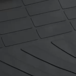 Car Rubber Floor Mats Black Premium Set for 5 Series BMW F10 Sedan F11 Touring