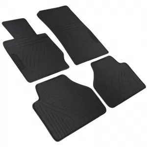 Car Rubber Floor Mats Black Premium Set for BMW X4 F26 13-18