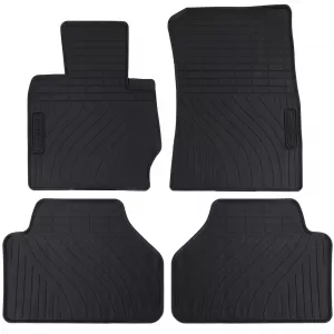 Car Rubber Floor Mats Black Premium Set for BMW X4 F26 13-18