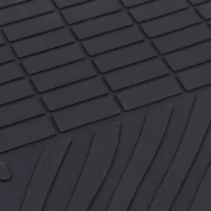 Car Rubber Floor Mats Black Premium Set for Mercedes E-Class W211 S211 02-09