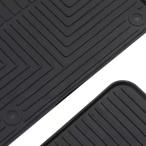 Car Rubber Floor Mats Black Premium Set for Kia Sorento 3 15-20