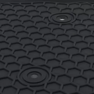 Car Rubber Floor Mats Black Premium Set for Mitsubishi Pajero 4 2007-2022