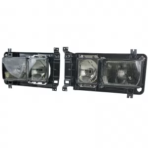 Fari rettangolari Karat Fari doppi fumo nero adatti per VW Bus T3 80-92-image-6200872