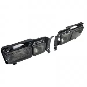 Fari rettangolari Karat Fari doppi fumo nero adatti per VW Bus T3 80-92-image-6200876
